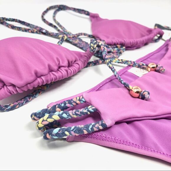 Nwt Kooey Australia "Katie" Purple Bikini US XS - Picture 10 of 16